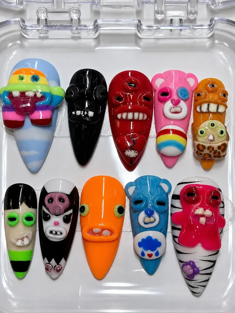 Fuggler 3D Handmade Press On Nails