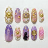 Rapunzel Tangled Disney Princess Handmade Press On Nails