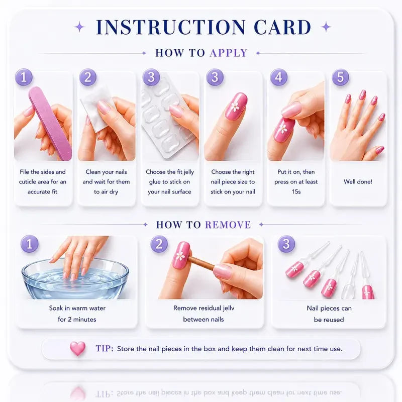 Disney Princesses Handmade Press On Nails