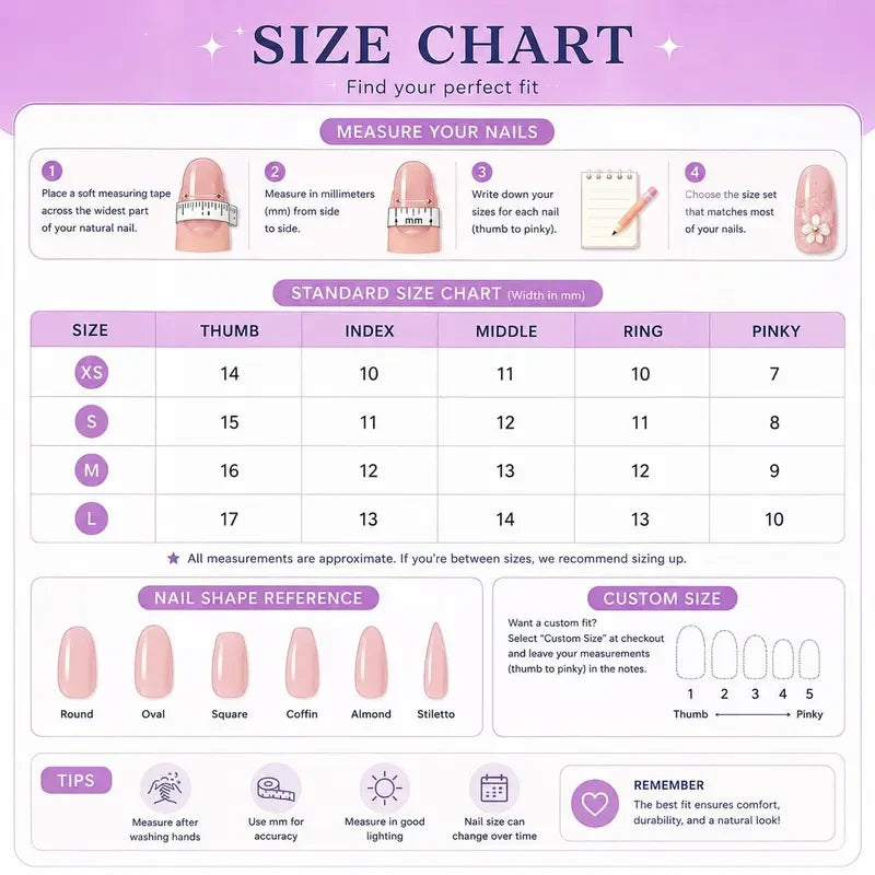 Disney Princesses Handmade Press On Nails