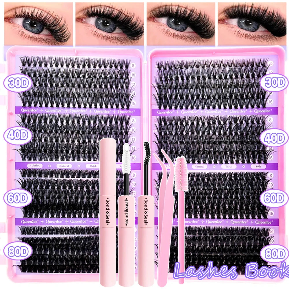 Lash Extension Kit 800 Pieces - 50D-100D, 30D-80D, 60D-150D