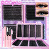 Lash Extension Kit 800 Pieces - 50D-100D, 30D-80D, 60D-150D