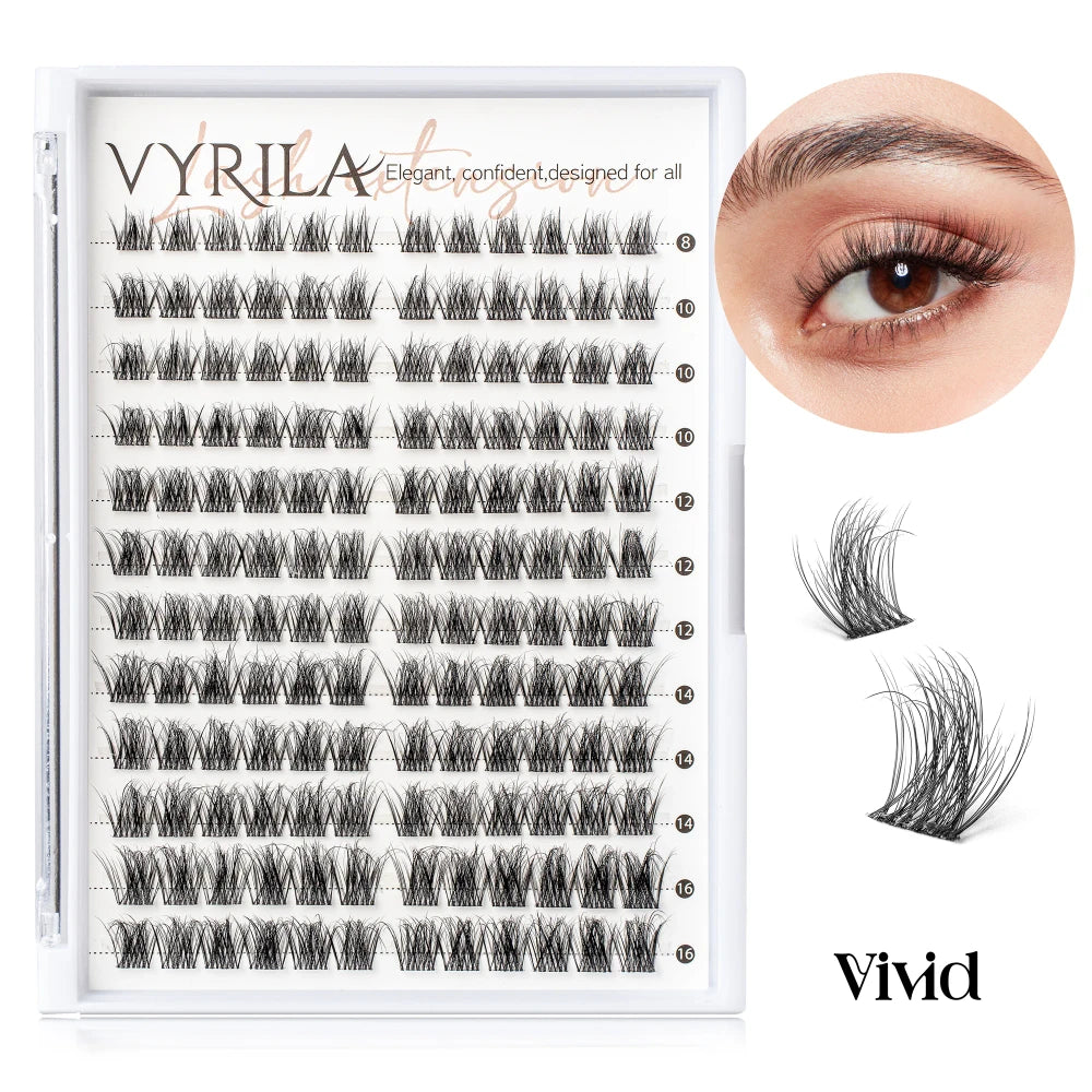 Individual Lash Clusters DIY Eyelash Extension