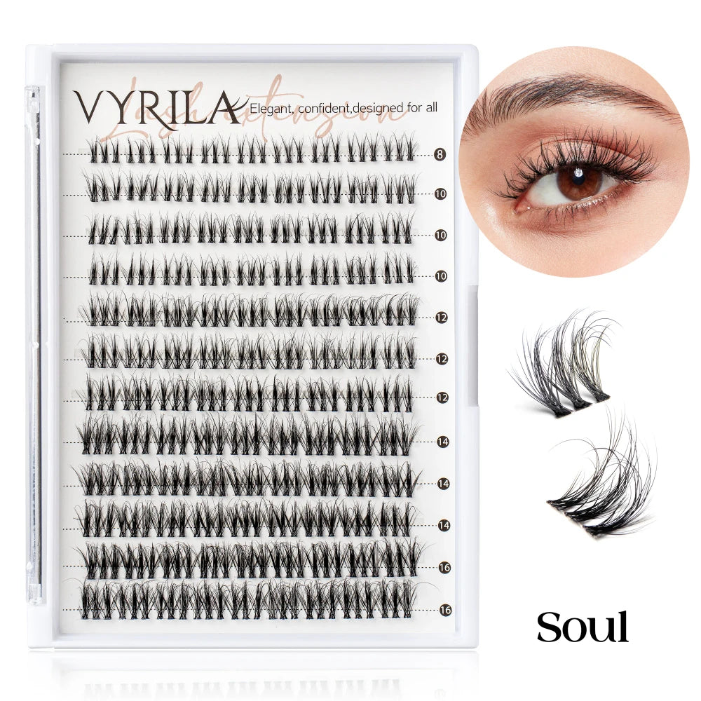 Individual Lash Clusters DIY Eyelash Extension