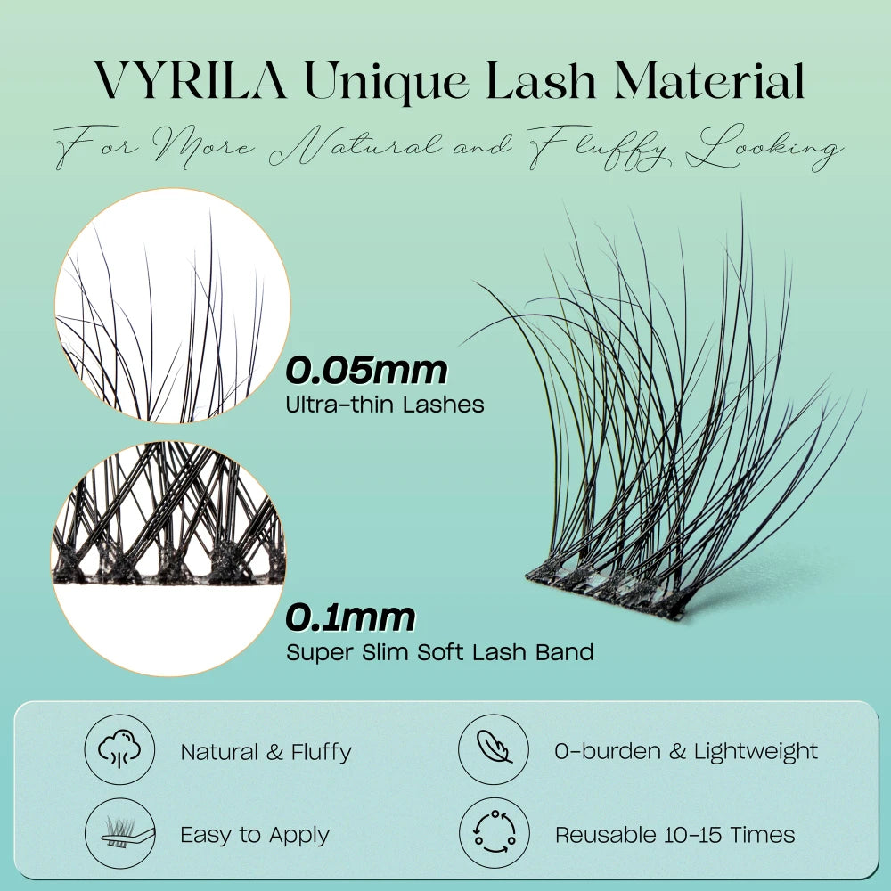 Individual Lash Clusters DIY Eyelash Extension