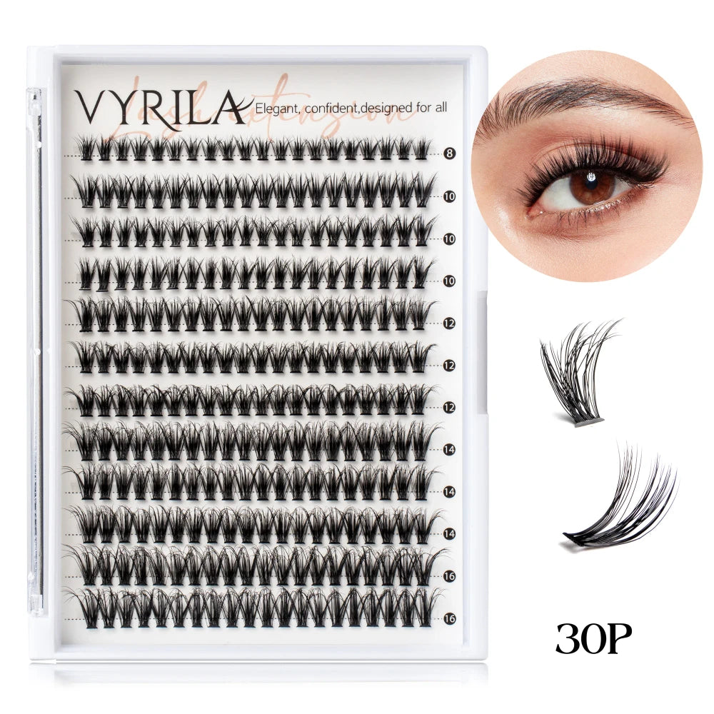 Individual Lash Clusters DIY Eyelash Extension