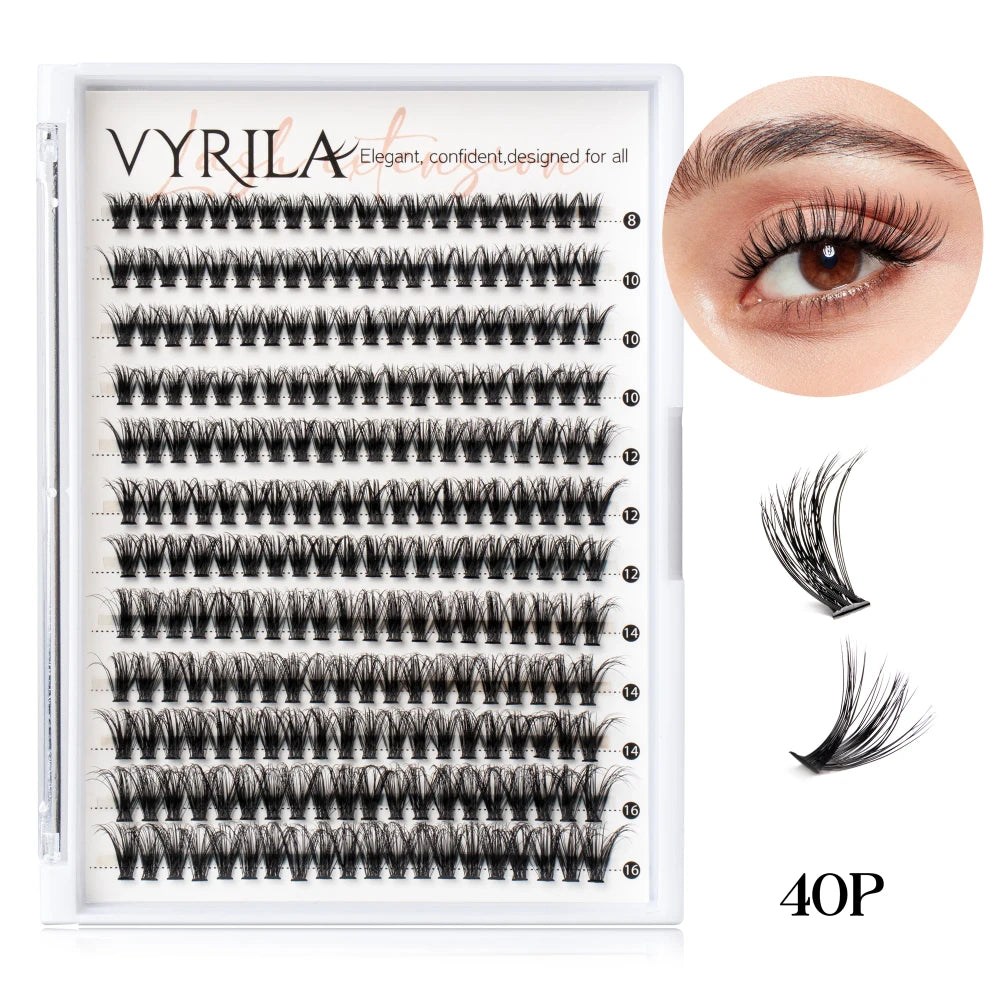 Individual Lash Clusters DIY Eyelash Extension