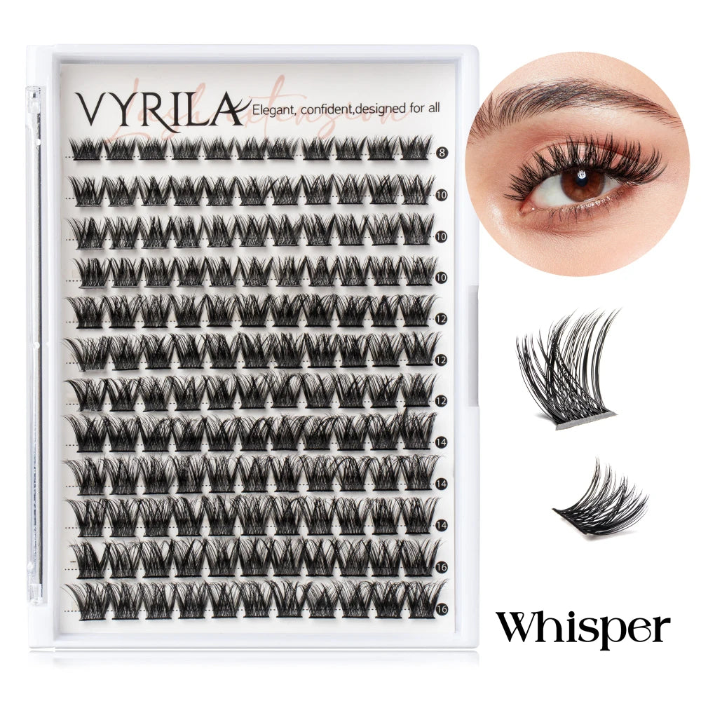 Individual Lash Clusters DIY Eyelash Extension