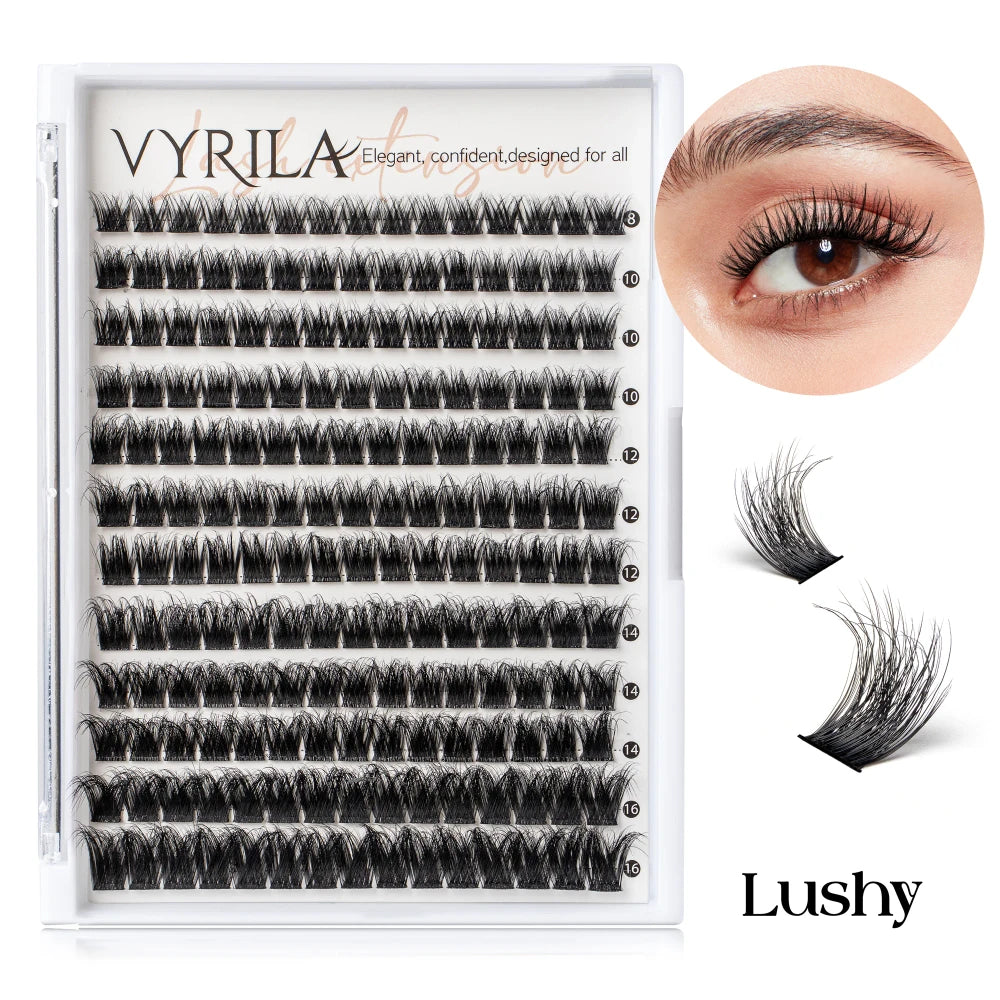 Individual Lash Clusters DIY Eyelash Extension