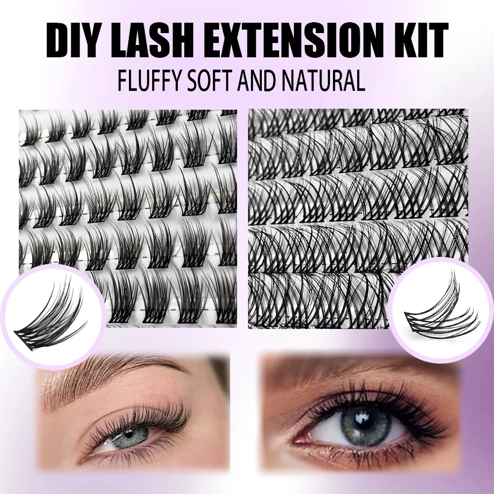 Mink Cluster Lashes 8-14mm