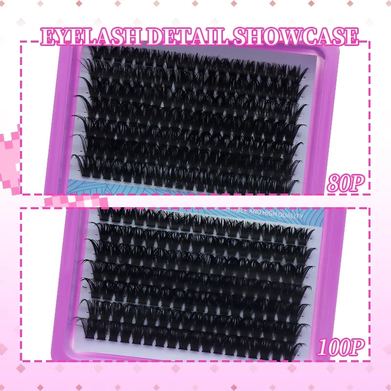 Segmented Lash Clusters - 60D-100D, 60P-200P