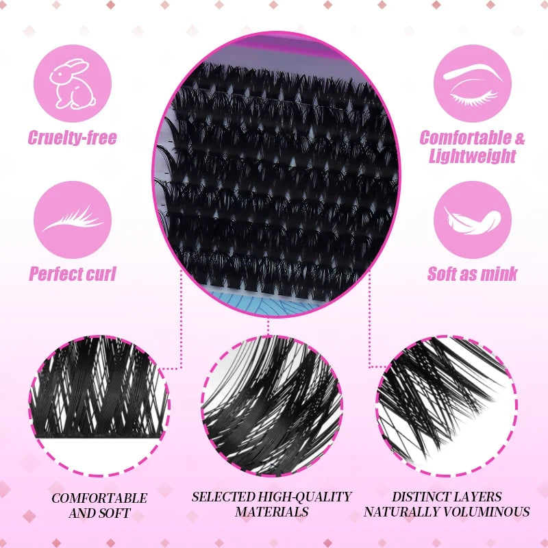 Segmented Lash Clusters - 60D-100D, 60P-200P