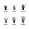 Individual Cluster Eyelashes 120 Pieces, 8mm-13mm