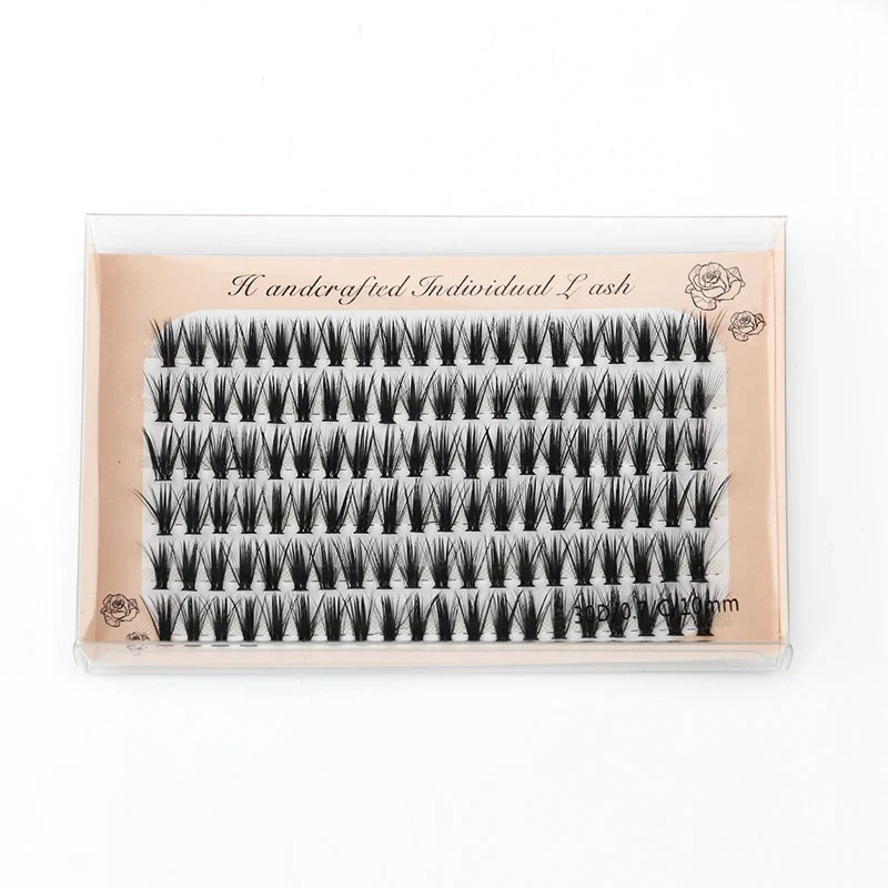 Individual Cluster Eyelashes 120 Pieces, 8mm-13mm