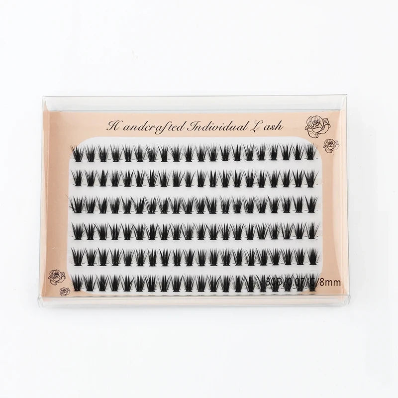 Individual Cluster Eyelashes 120 Pieces, 8mm-13mm