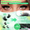 600 Piece Eyelash Clusters Kit - 60D-150D, 10-18mm Length