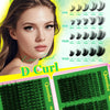 600 Piece Eyelash Clusters Kit - 60D-150D, 10-18mm Length