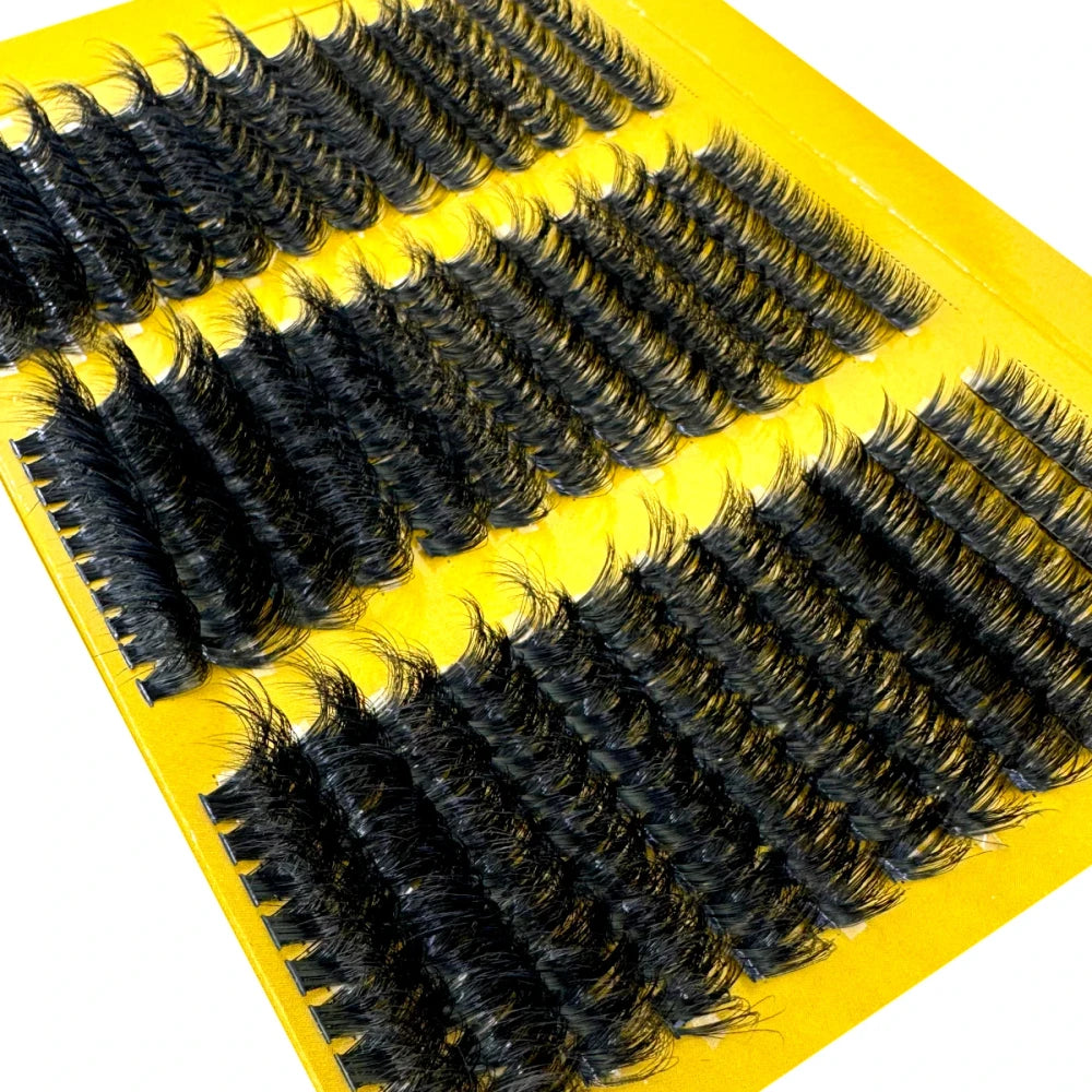 5D Fluffy Wispy Individual Eyelash Clusters 290 Piece