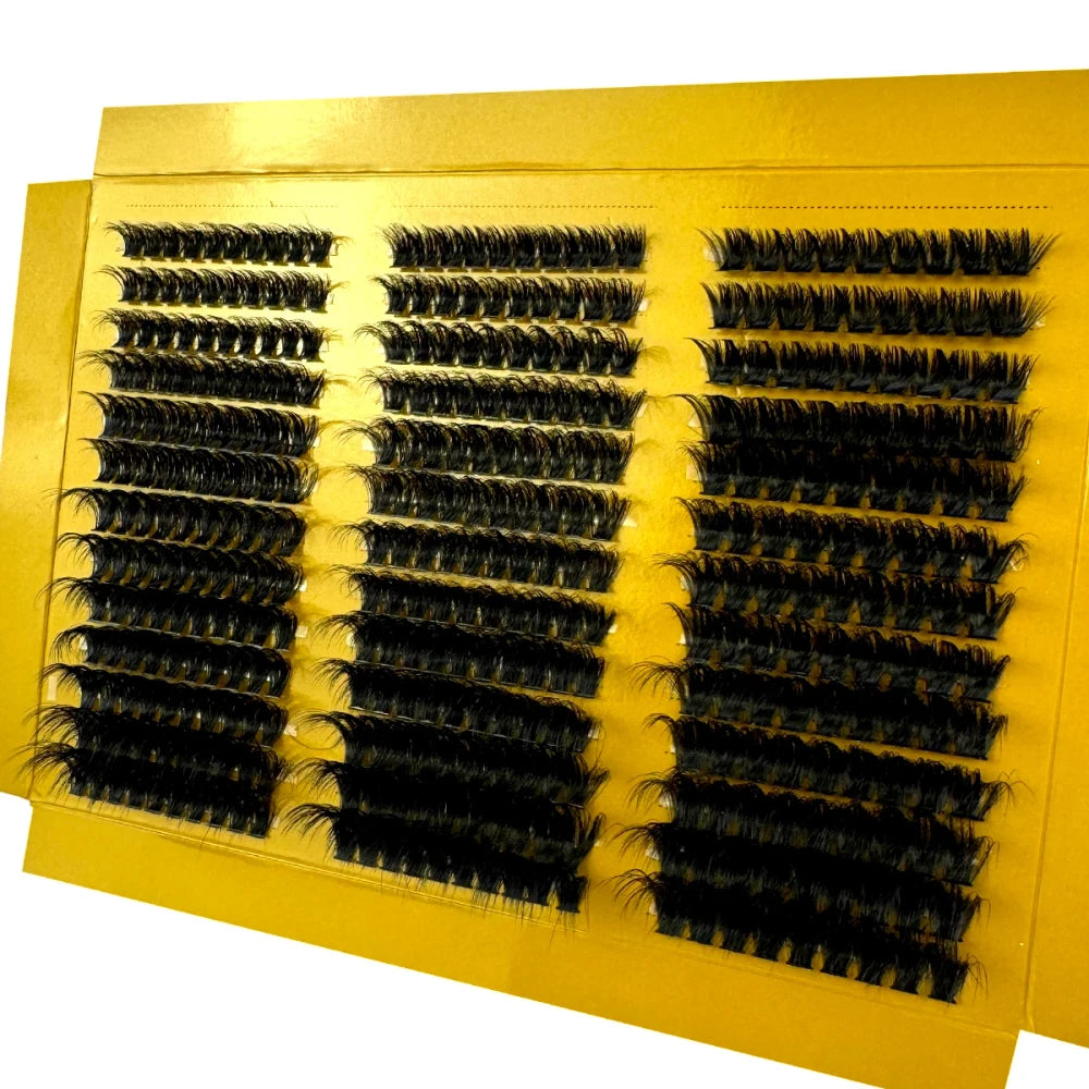 5D Fluffy Wispy Individual Eyelash Clusters 290 Piece