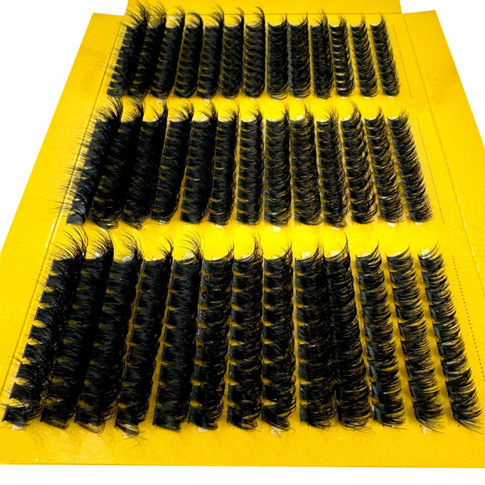 5D Fluffy Wispy Individual Eyelash Clusters 290 Piece