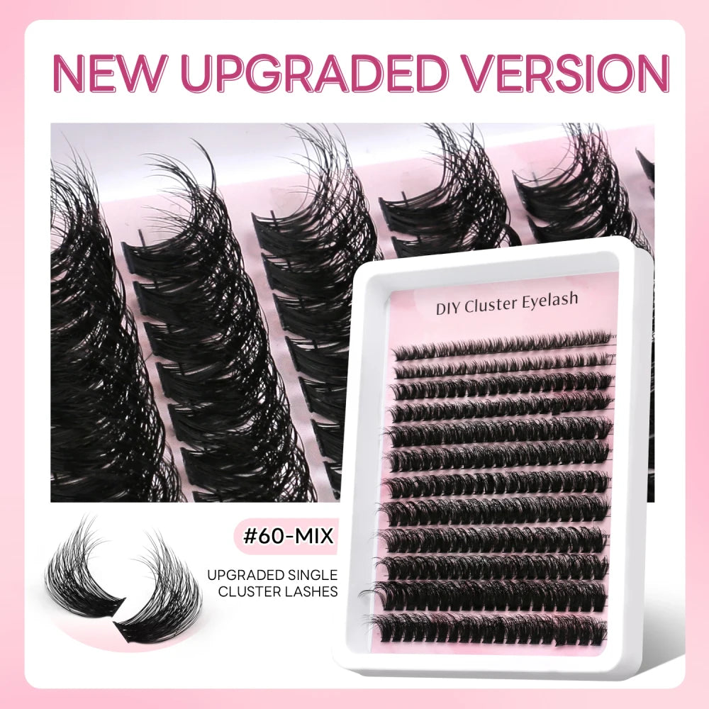 Fluffy, Wispy, Faux Mink Lash Clusters
