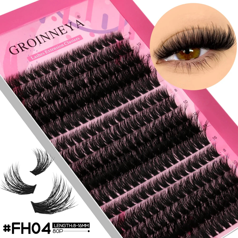 Fluffy, Wispy, Faux Mink Lash Clusters