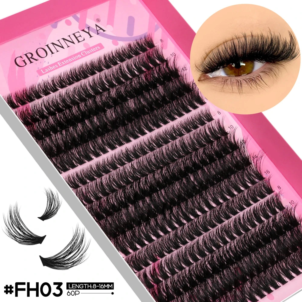 Fluffy, Wispy, Faux Mink Lash Clusters