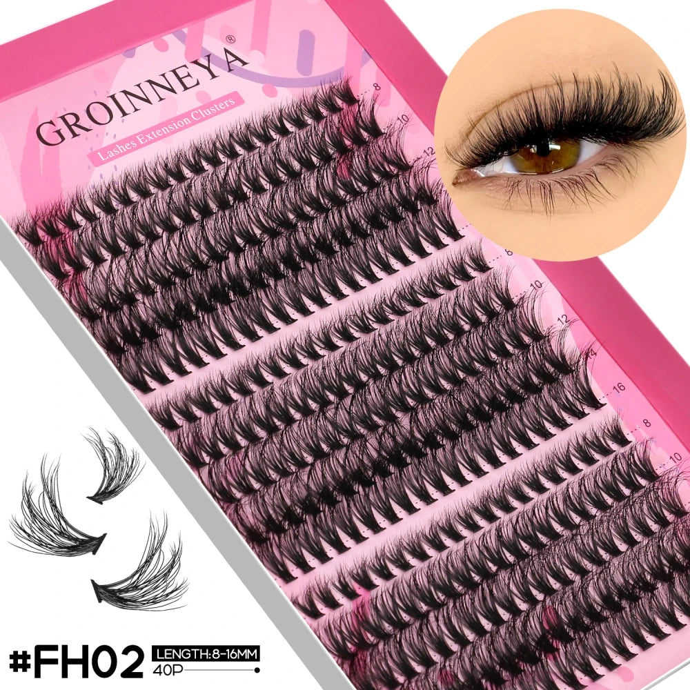 Fluffy, Wispy, Faux Mink Lash Clusters