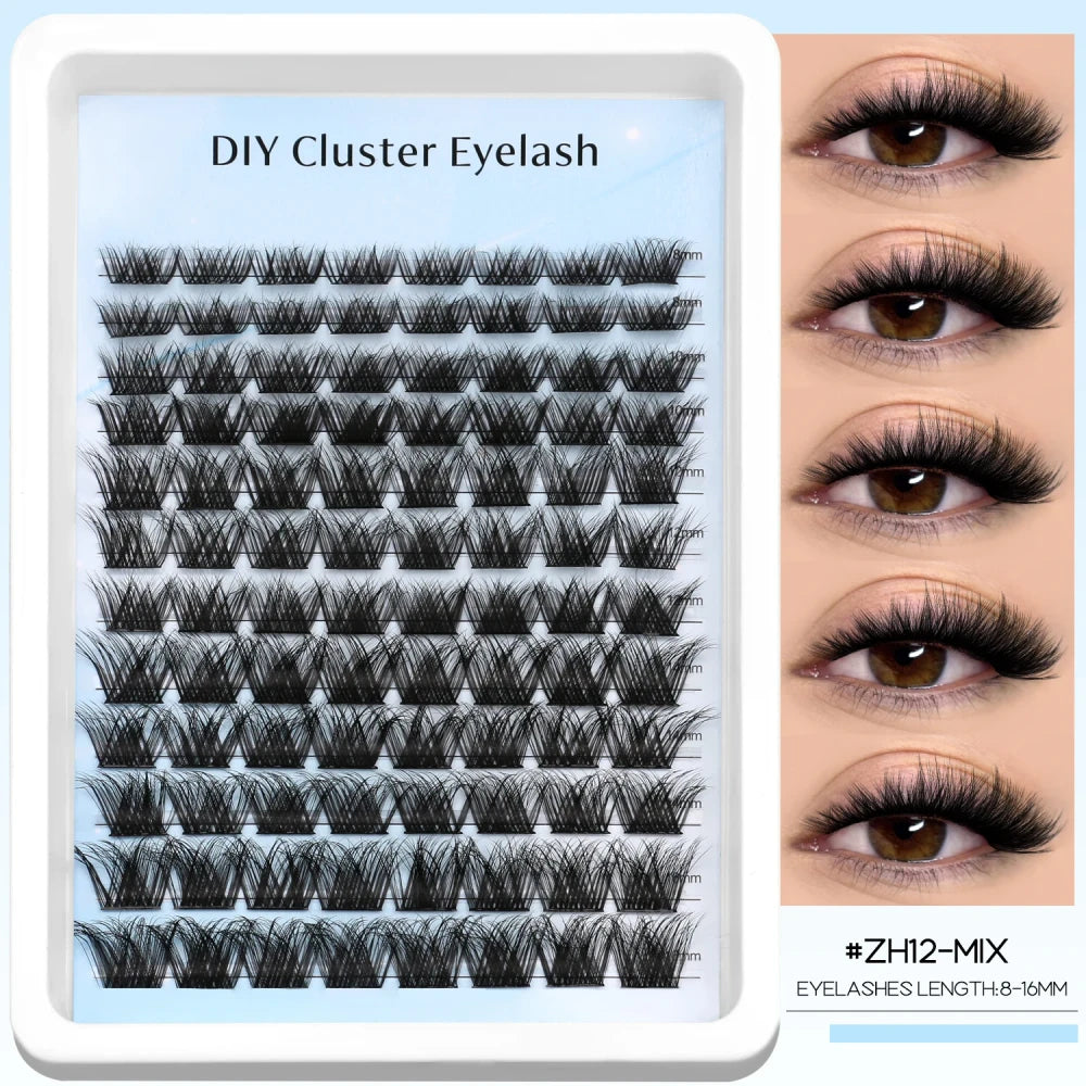 Fluffy, Wispy, Faux Mink Lash Clusters