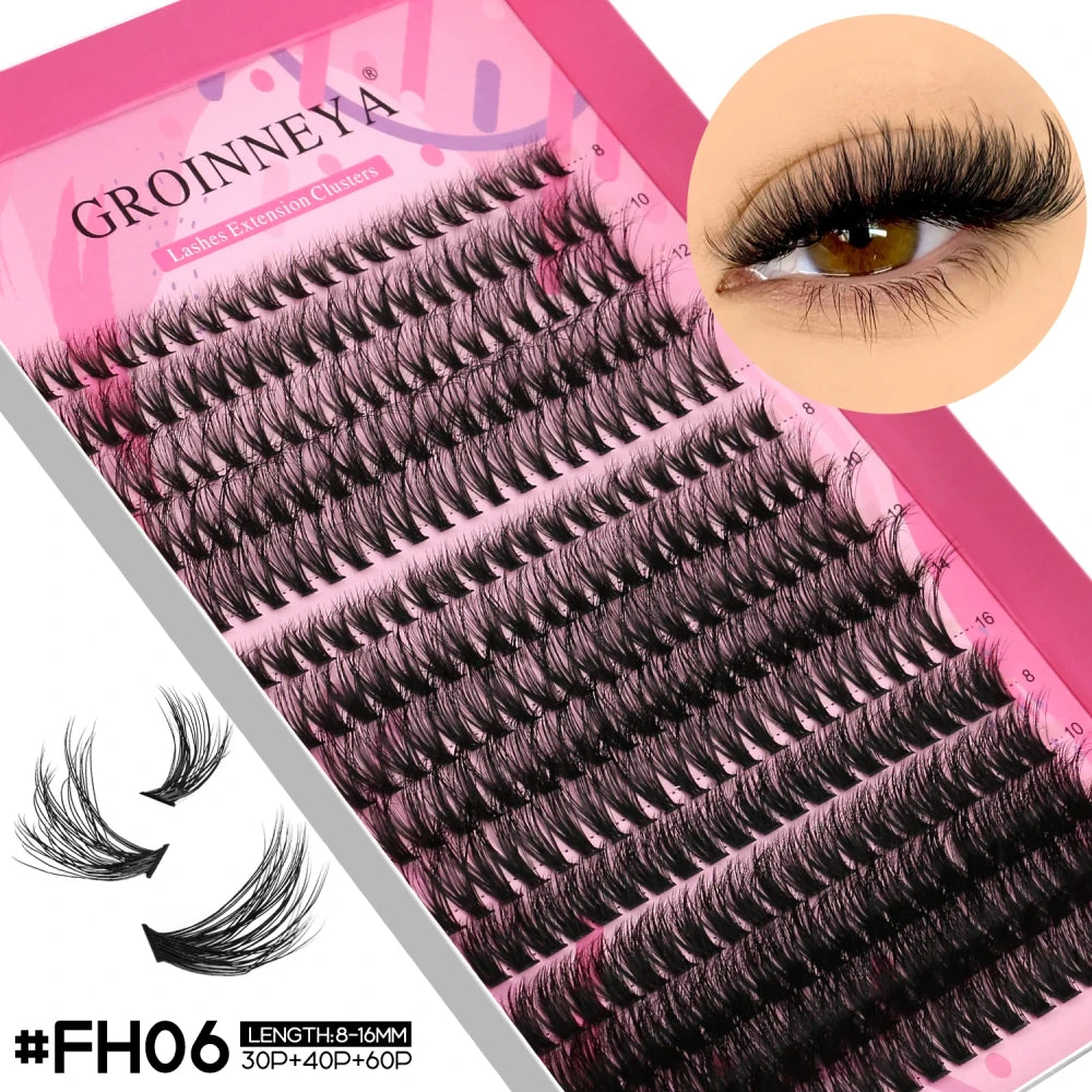 Fluffy, Wispy, Faux Mink Lash Clusters
