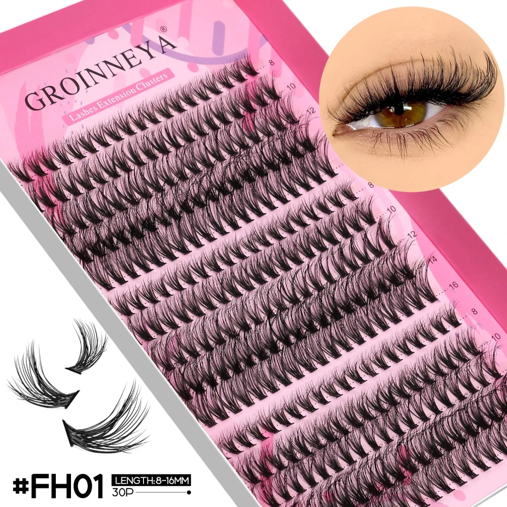 Fluffy, Wispy, Faux Mink Lash Clusters