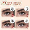 DIY Lash Cluster Extension Kit - D Curl, 8-16mm