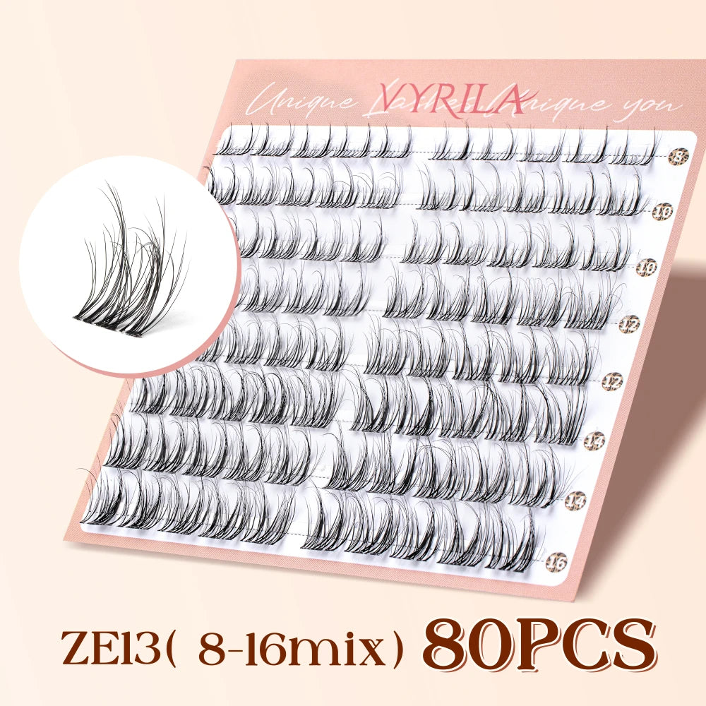 DIY Lash Cluster Extension Kit - D Curl, 8-16mm