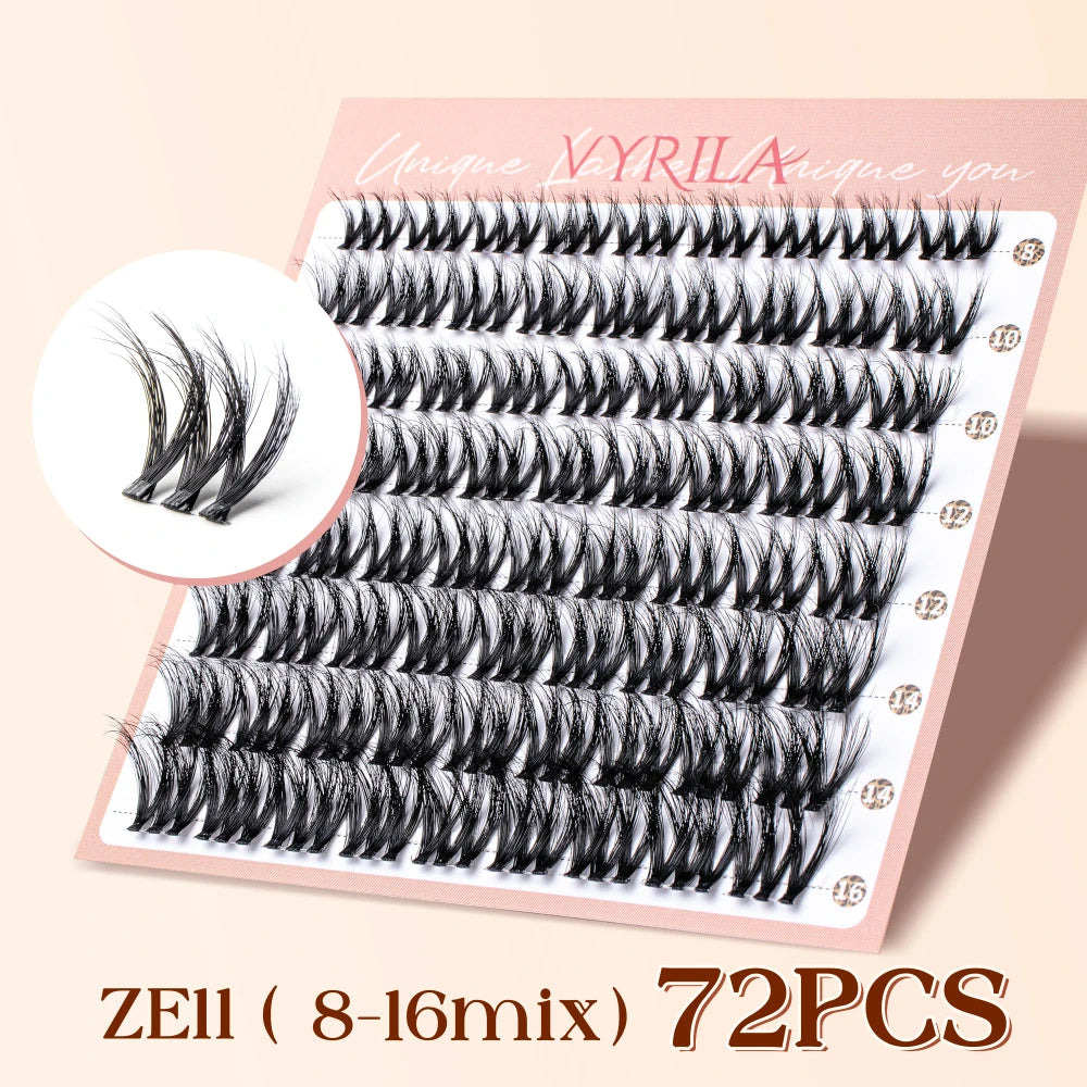 DIY Lash Cluster Extension Kit - D Curl, 8-16mm
