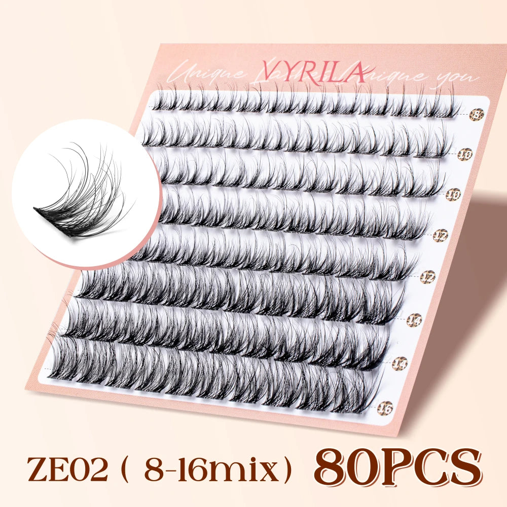 DIY Lash Cluster Extension Kit - D Curl, 8-16mm