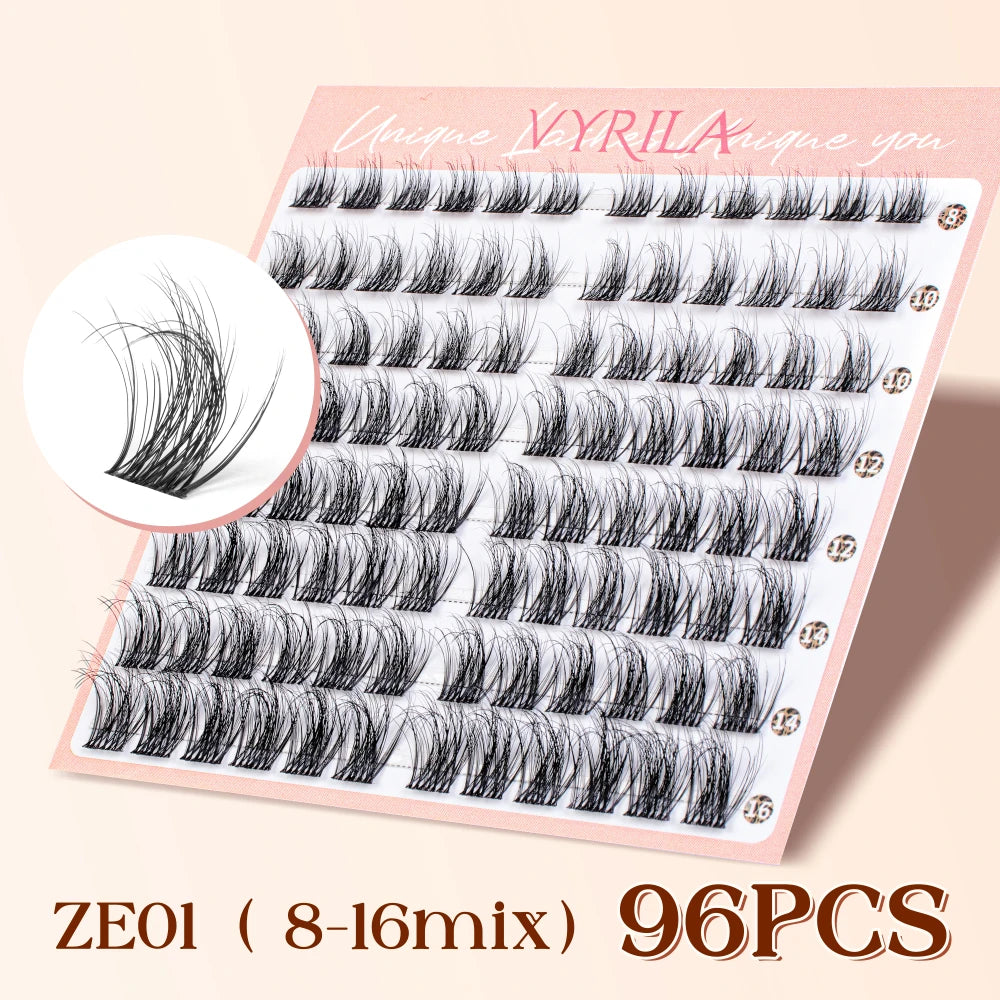 DIY Lash Cluster Extension Kit - D Curl, 8-16mm