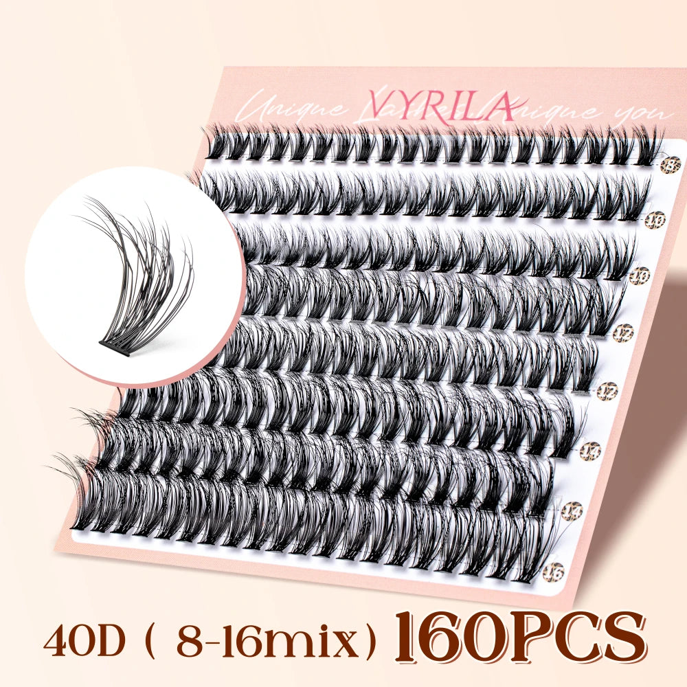 DIY Lash Cluster Extension Kit - D Curl, 8-16mm