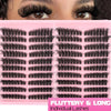 Natural Fluffy Eyelash Cluster Kit - 10-18mm