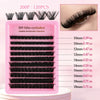 Natural D Curl Lash Extension Clusters