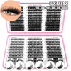 Natural Wispy Cluster Lashes