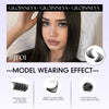 Natural Wispy Cluster Lashes