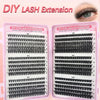 Natural Cluster Lash Extensions, 30D-100D, 30PRO-100PRO