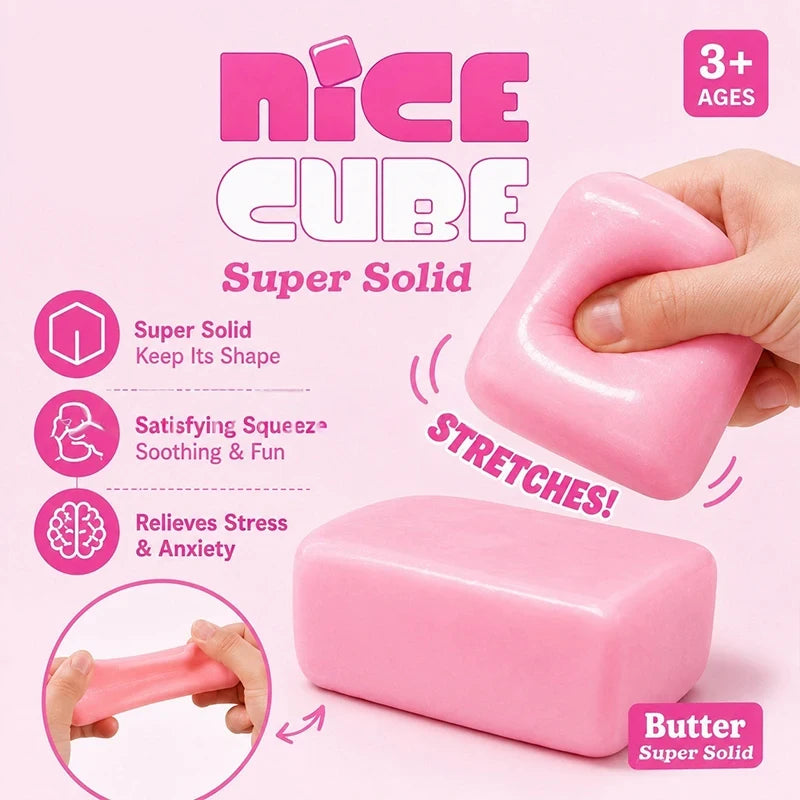 Nee Doh Nice Cube Butter Squishy Stress Relief Toy