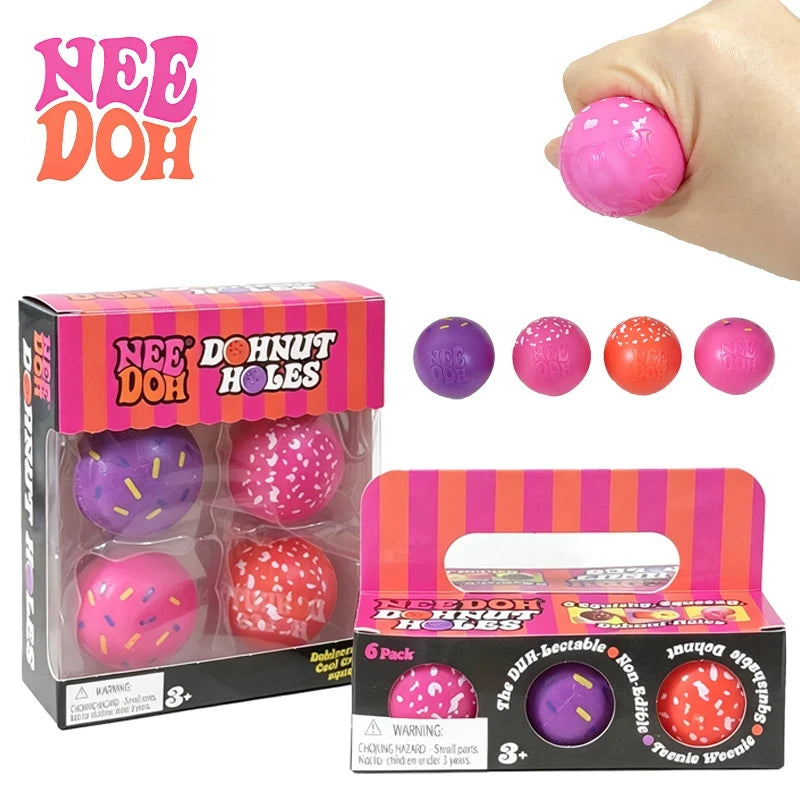NeeDoh Dohnut Holes Squish Fidget Toy