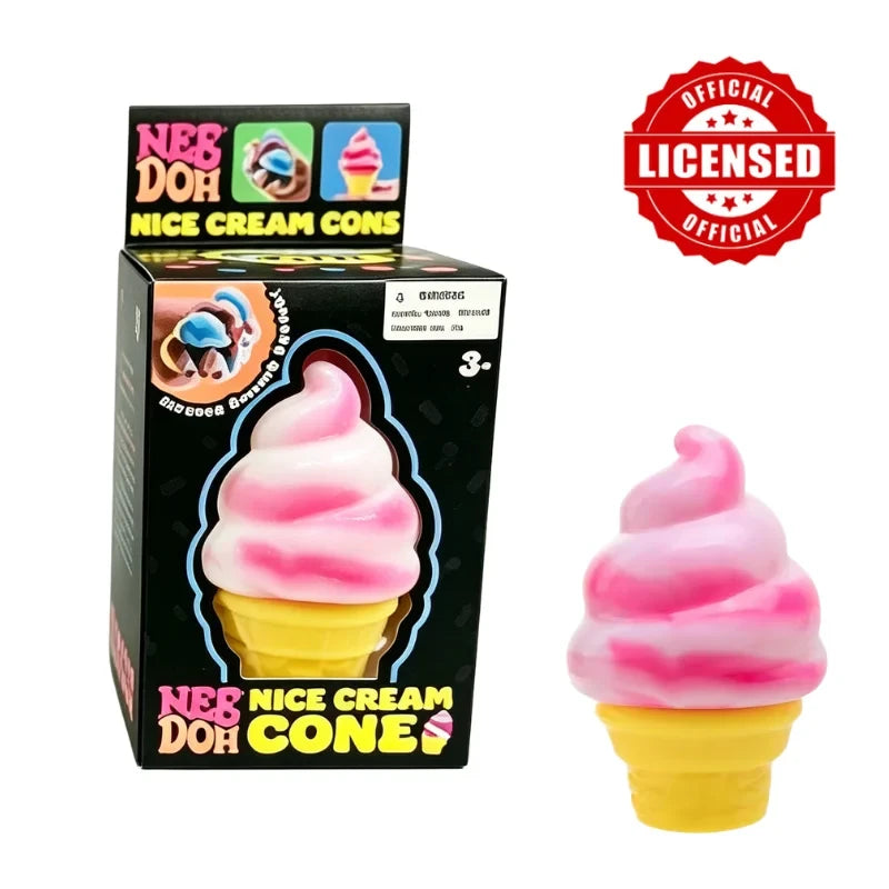 NeeDoh Ice Cream Nice Cream Cones Squishy Sensory Toy