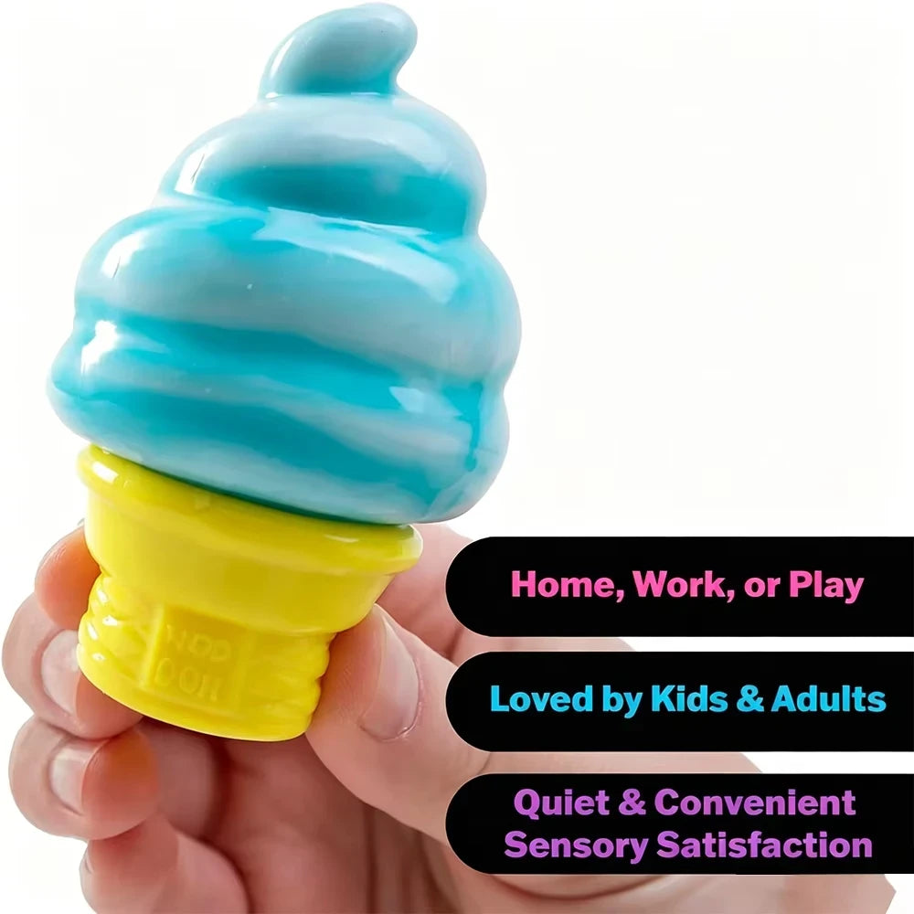 NeeDoh Ice Cream Nice Cream Cones Squishy Sensory Toy