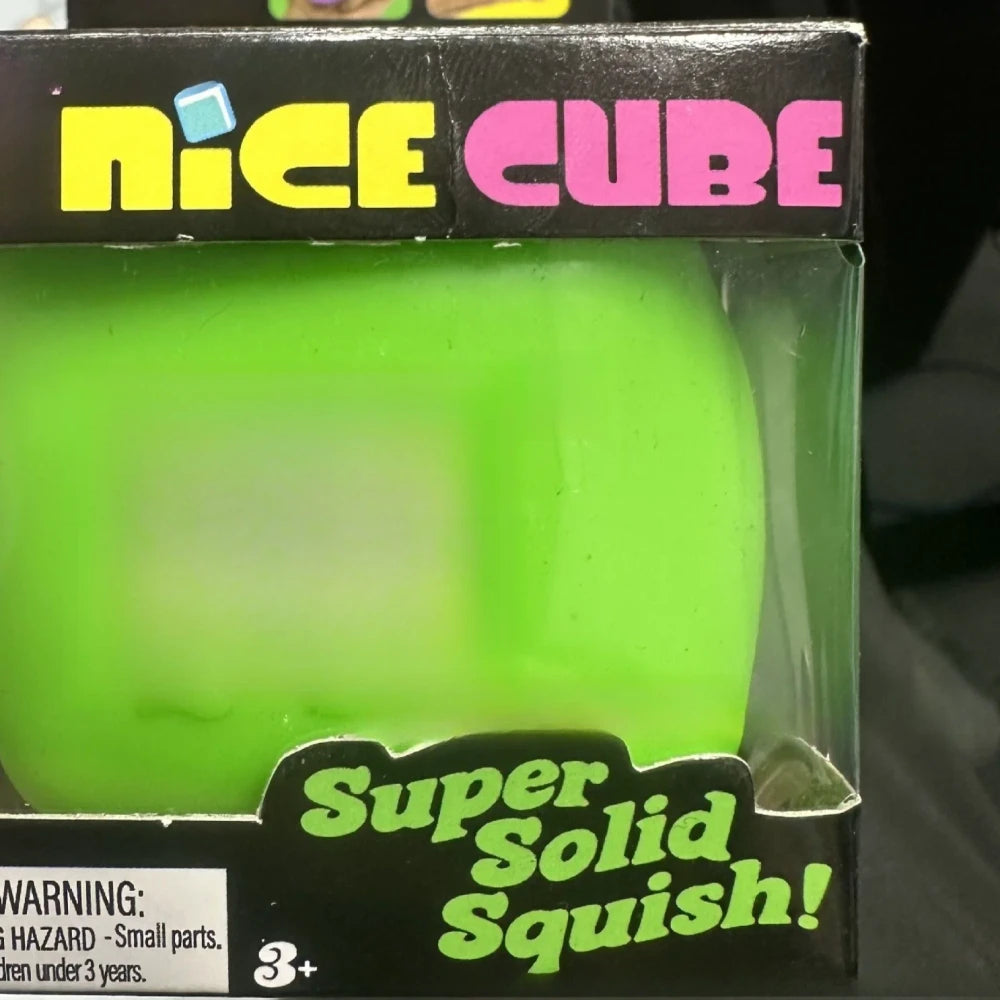 NeeDoh Glow Cube Squishy Stress Relief Toy