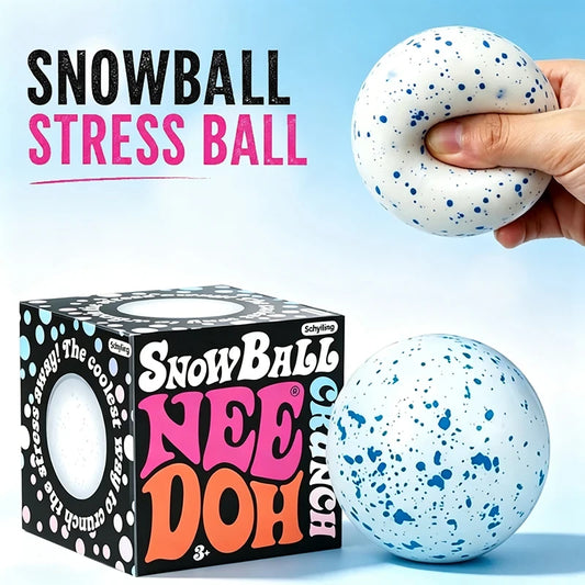 NeeDoh Snow Ball Crunch Squishy Fidget Toy