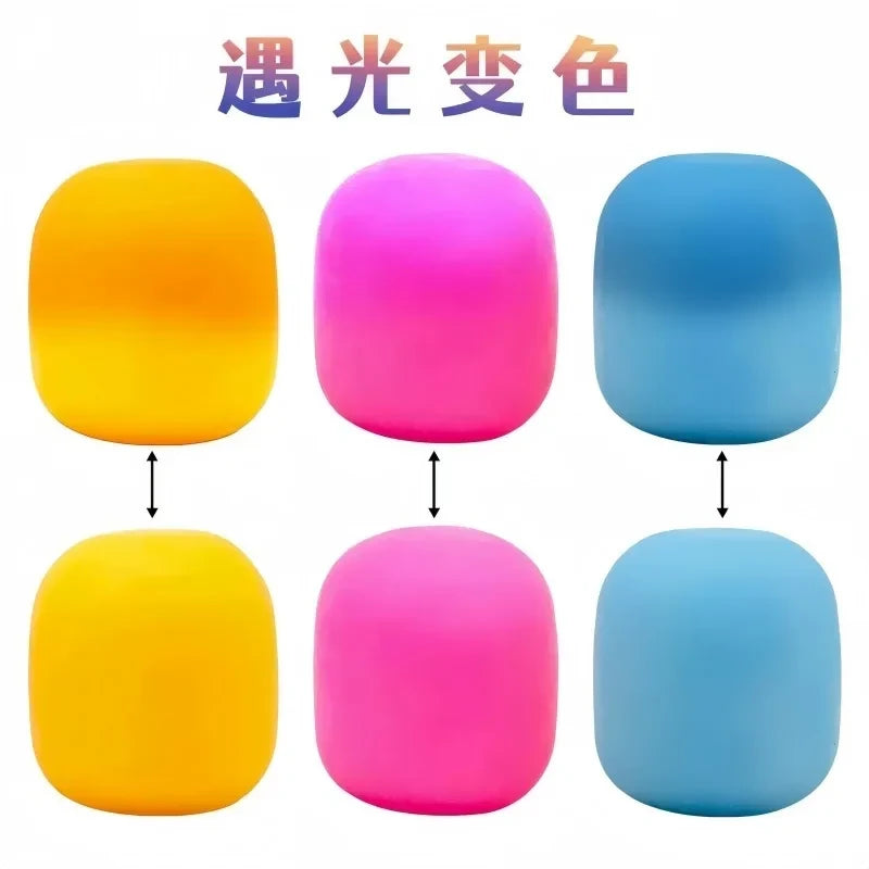 NeeDoh Mello Mallo Color Changing Slow Rising Marshmallow Squishy Fidget Toy