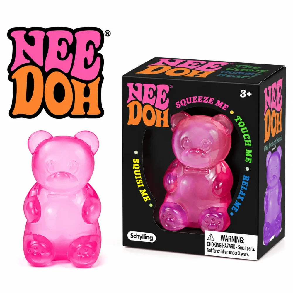 NeeDoh Soft Gummy Bear Squishy Fidget Squeeze Toy